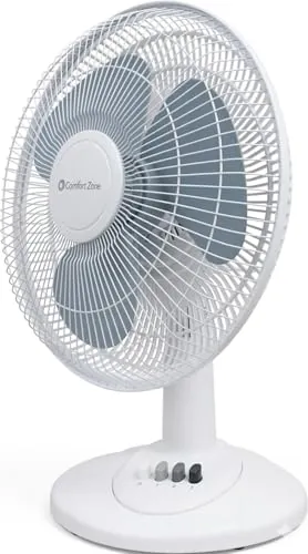 Comfort Zone 12 Inch Table Fan Review for Bedroom Use image 2