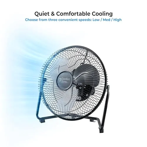 Comfort Zone 9 Inch Cradle Fan Review image 6