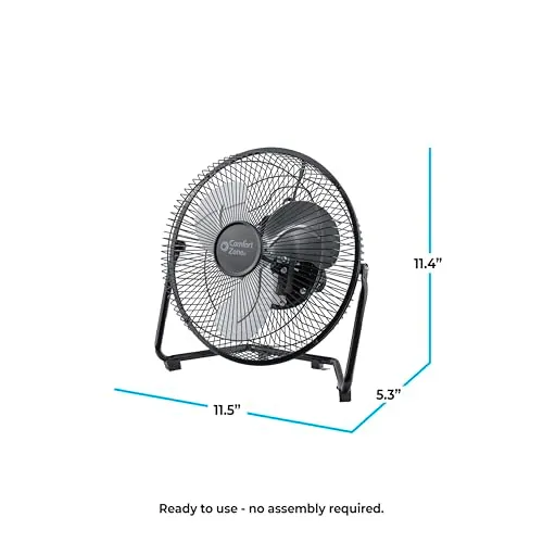 Comfort Zone 9 Inch Cradle Fan Review image 7