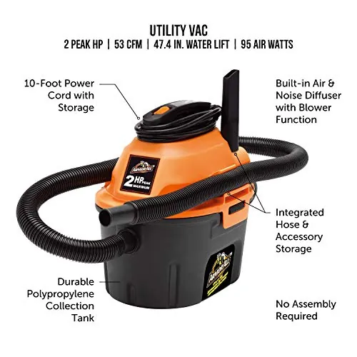 Armor All AA255 Review: Wet/Dry Utility Shop Vacuum image 3