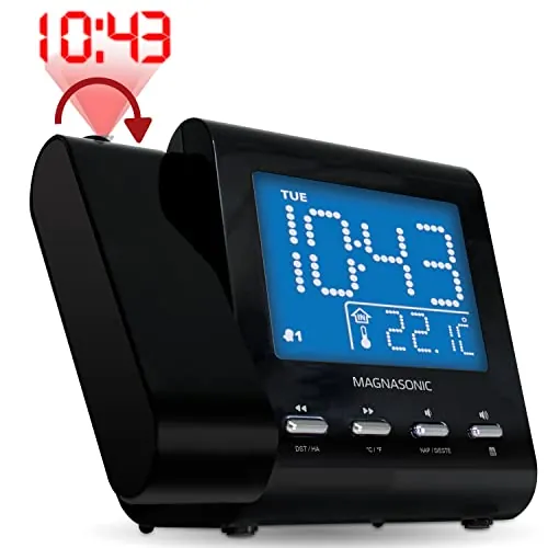 Magnasonic EAAC601 Review: Projection Alarm Clock Radio image 2