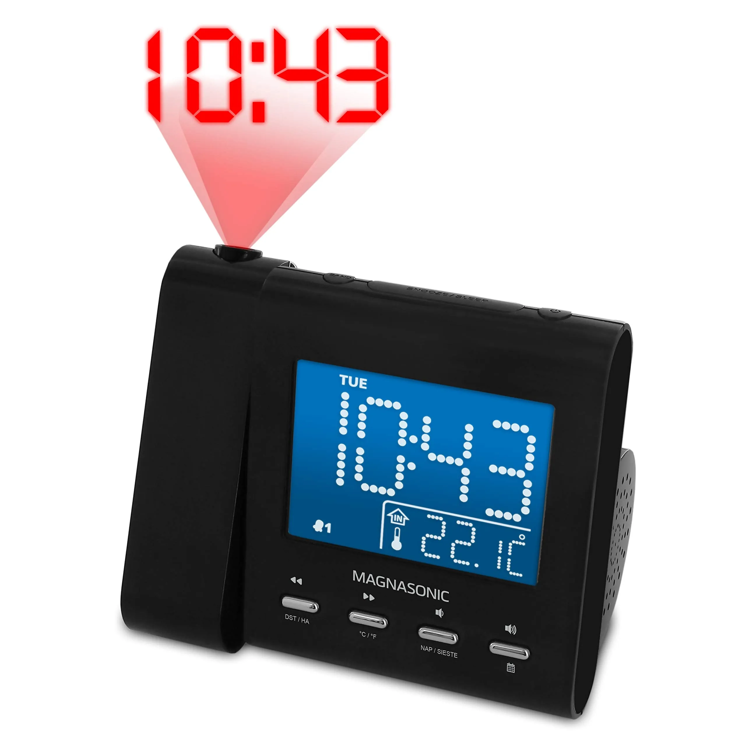 Magnasonic EAAC601 Review: Projection Alarm Clock Radio image 8