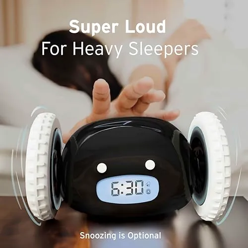 CLOCKY Alarm Clock on Wheels Review image 6