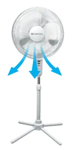 Comfort Zone 16-Inch Wall Fan Review: Airflow and Value image 9