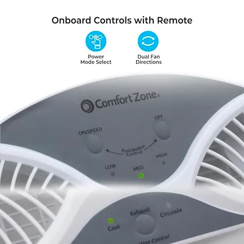 Comfort Zone CZ310R Window Fan Review image 3