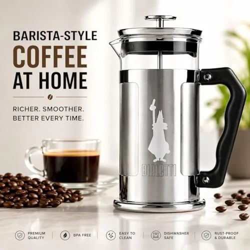 Bialetti Preziosa French Press Review: 8 Cup Coffee Maker image 3