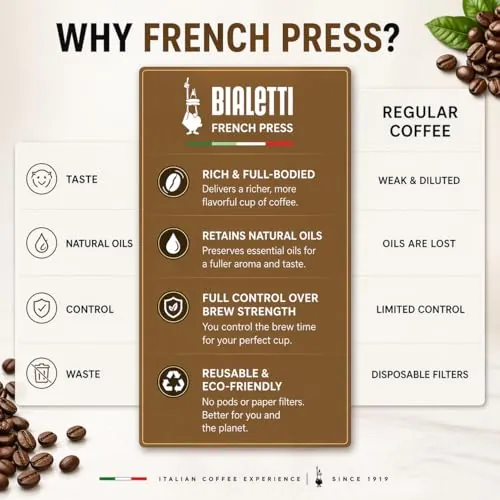 Bialetti Preziosa French Press Review: 8 Cup Coffee Maker image 7