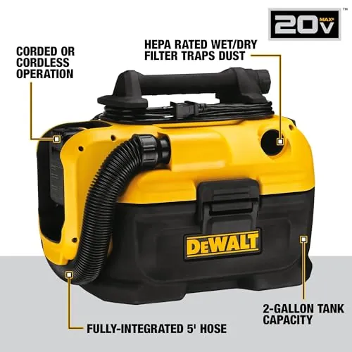 DEWALT DCV581H Review: Wet Dry Shop Vacuum image 3