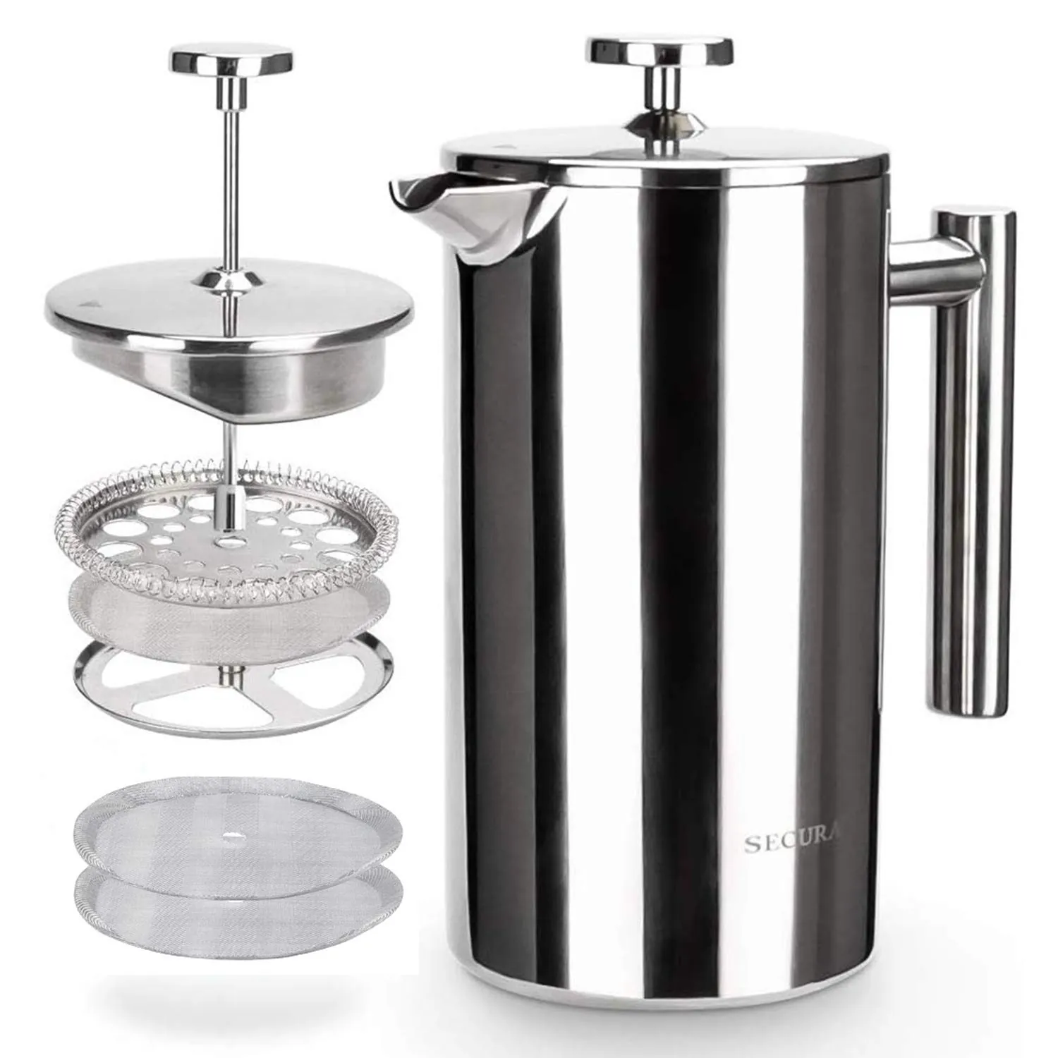 Secura French Press Review: Stainless Steel Cof...