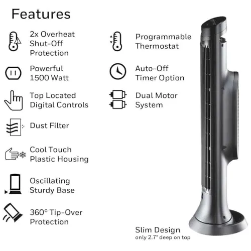 Honeywell HCE322 Tower Heater Review image 5