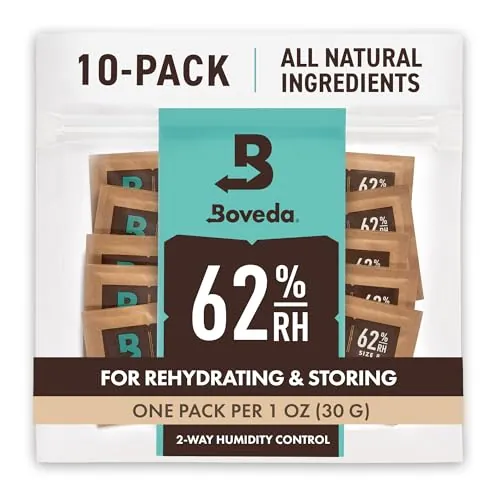 Boveda 62% RH Size 8 Review: Humidity Control Packs image 2