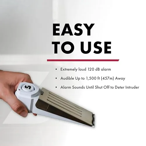 SABRE 120 dB Door Stop Alarm Review: Travel Security image 5