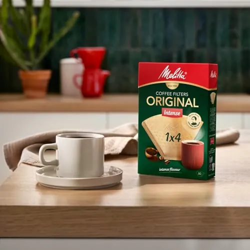 Melitta Pack of 80 Filter Review: 1x4 Coffee Filters image 5