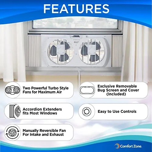 Comfort Zone CZ319WT Window Fan Review image 3