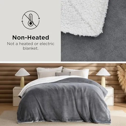 Bedsure GentleSoft Sherpa Fleece King Blanket Review image 3