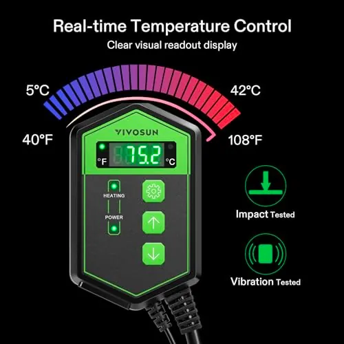 VIVOSUN Heat Mat Thermostat Controller Review image 6