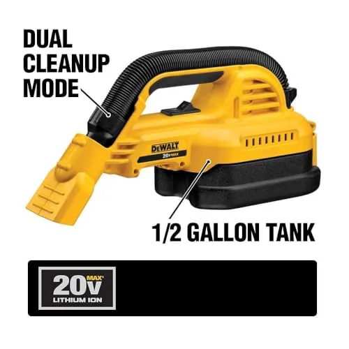 DEWALT DCV517B Review: Cordless Wet/Dry Hand Vacuum image 7