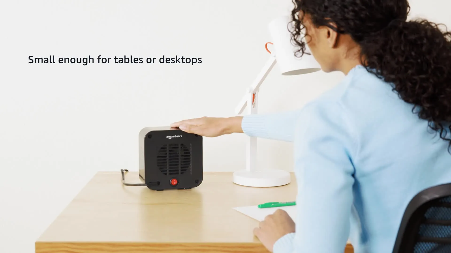 Amazon Basics Mini Space Heater Review: Desk Heating image 8