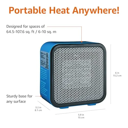 Amazon Basics 500W Mini Space Heater Review image 4