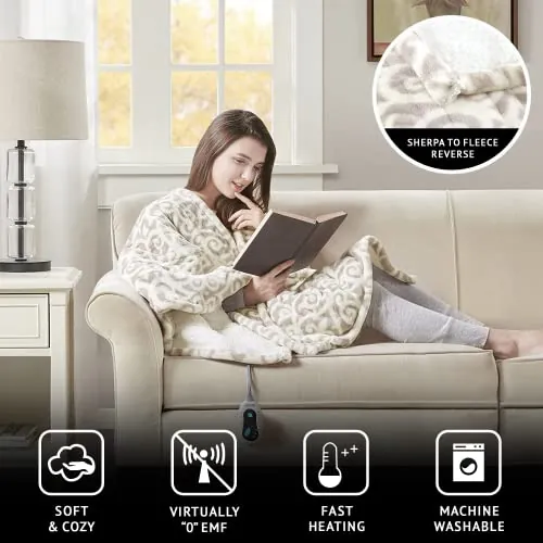 Beautyrest Heated Poncho Wrap Blanket Review image 4
