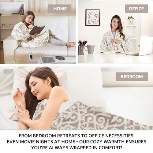 Beautyrest Heated Poncho Wrap Blanket Review image 7