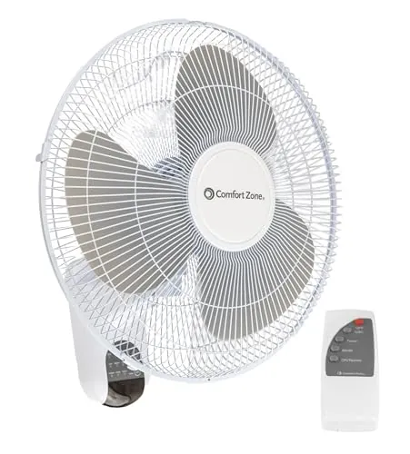 Comfort Zone 16-Inch Wall Fan Review: Airflow and Value image 2