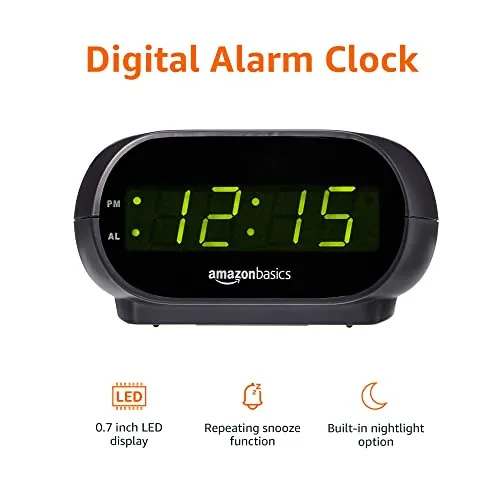 Amazon Basics Small Digital Alarm Clock Review image 3