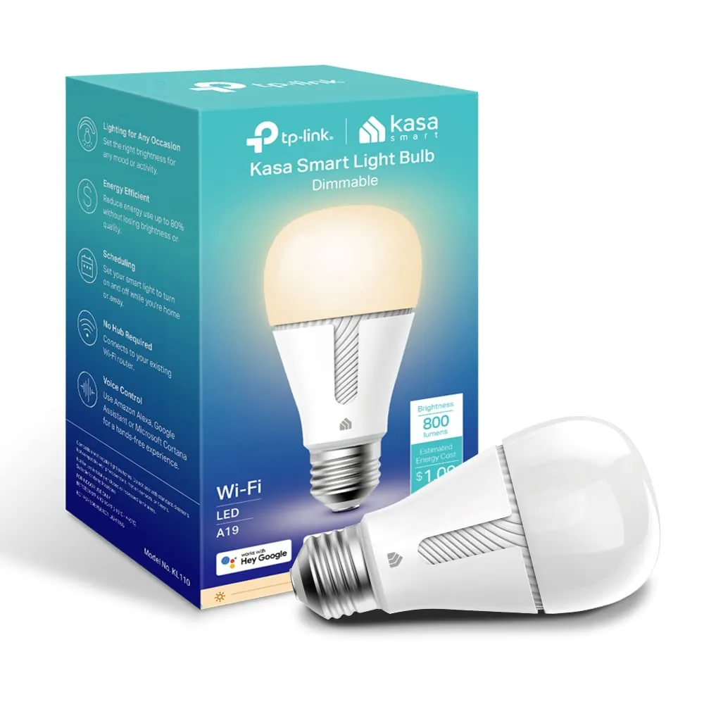 Kasa Smart Light Bulb KL110 Review: Setup, Dimm...