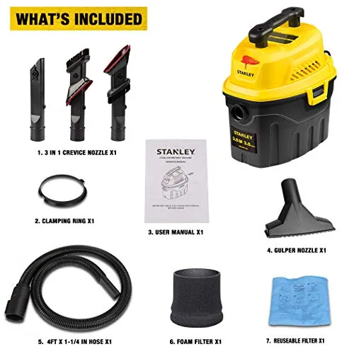 STANLEY 3 Gallon Wet Dry Vacuum Review image 6