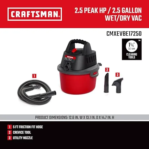 CRAFTSMAN CMXEVBE17250 Wet Dry Vac Review image 4