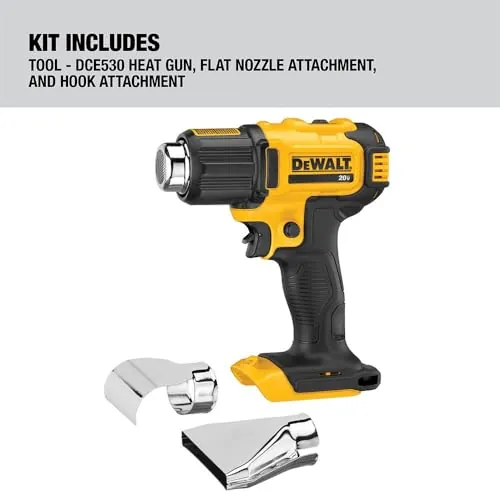 DEWALT DCE530B Cordless Heat Gun Review image 7