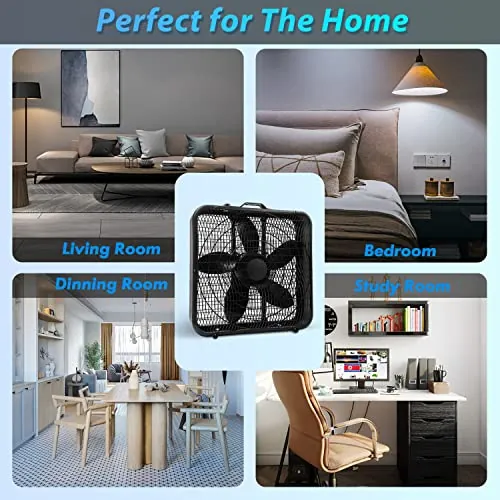 Comfort Zone CZ200ABK Box Fan Review image 6