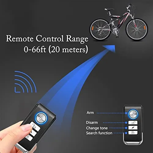 KCMYTONER KS-SF22R Bike Alarm Review image 4