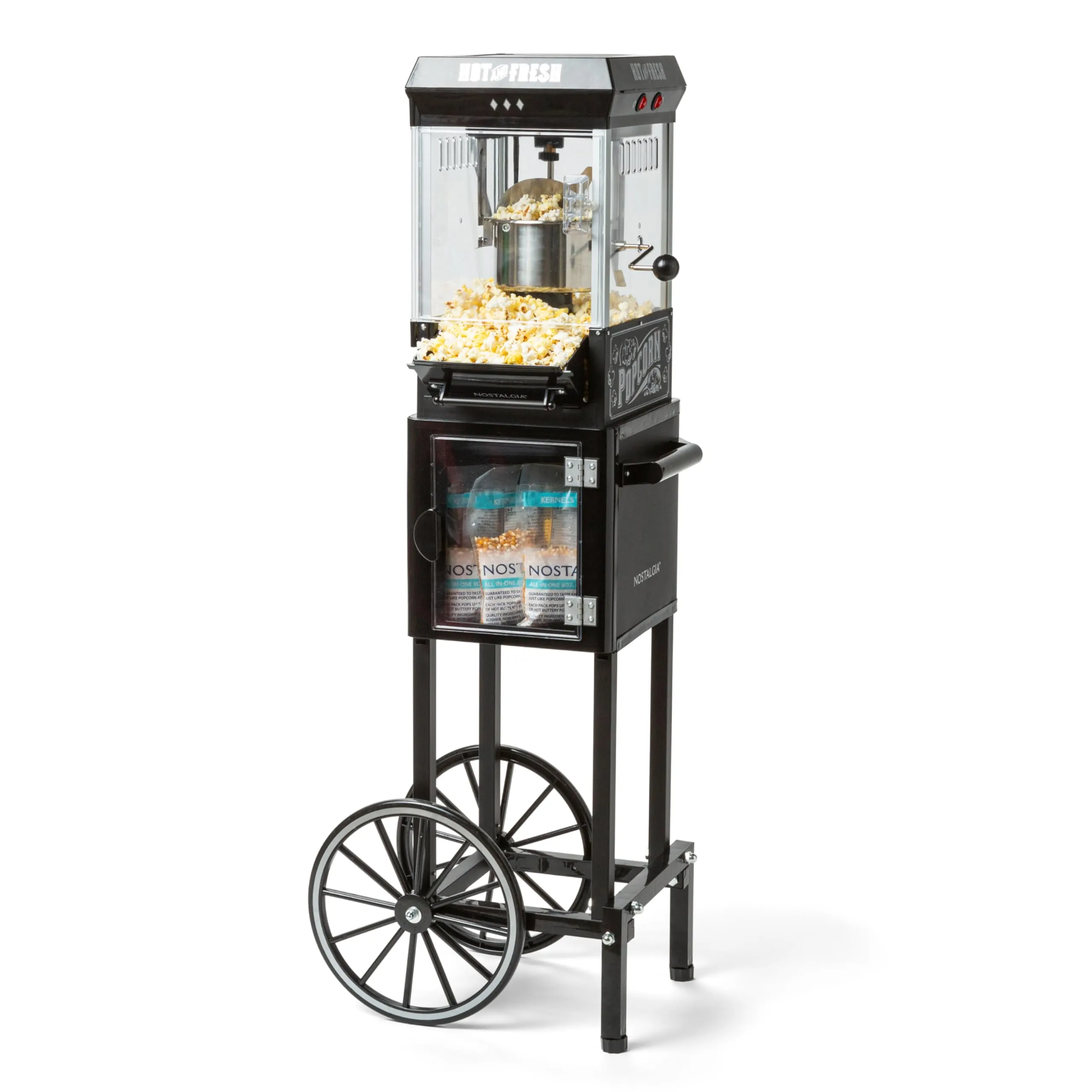 Nostalgia Popcorn Maker Review: Vintage Cart Machine