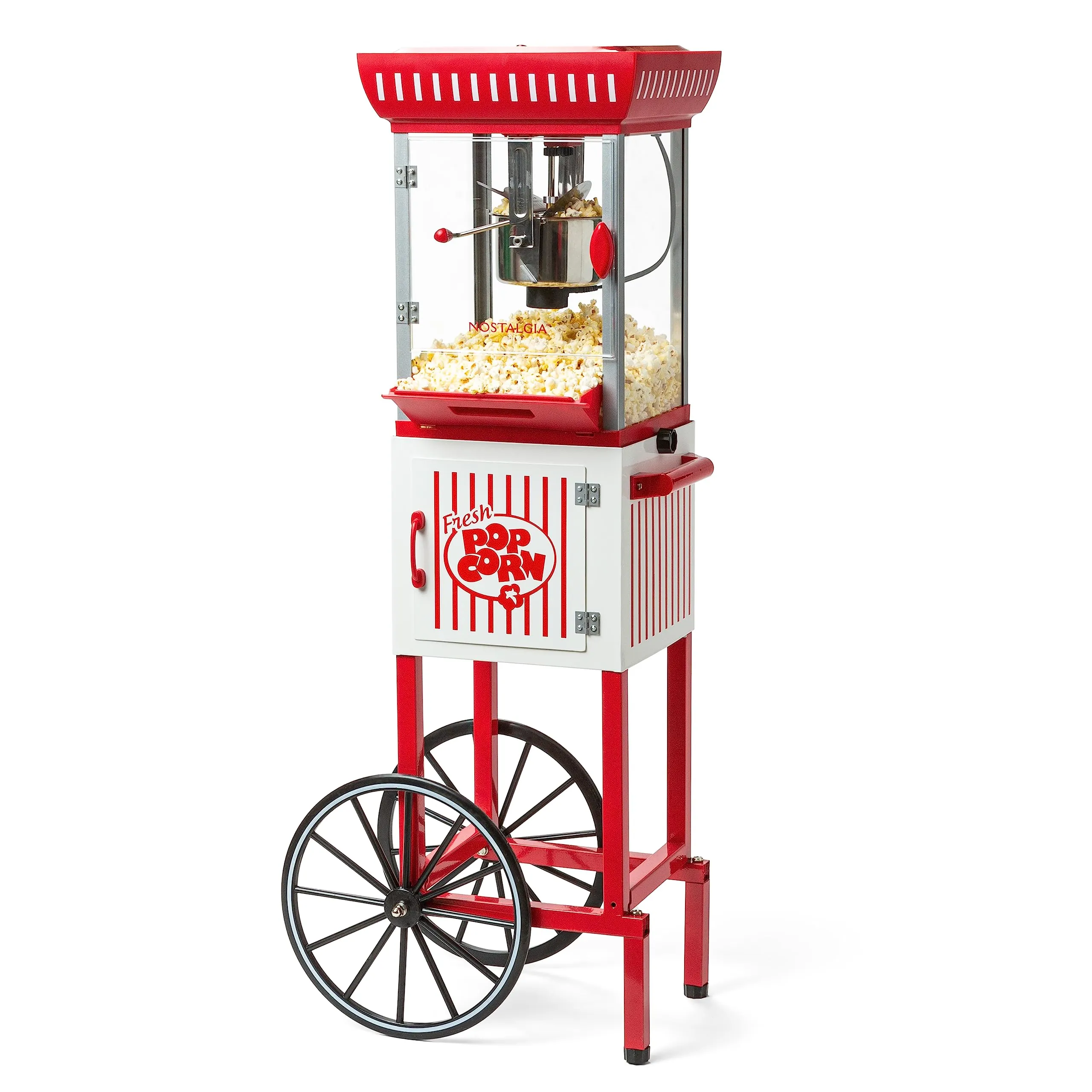 Nostalgia Popcorn Maker Machine Review: Vintage Cart Popper
