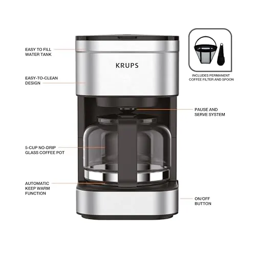 KRUPS Simply Brew 5 Cup Coffee Maker Review image 7