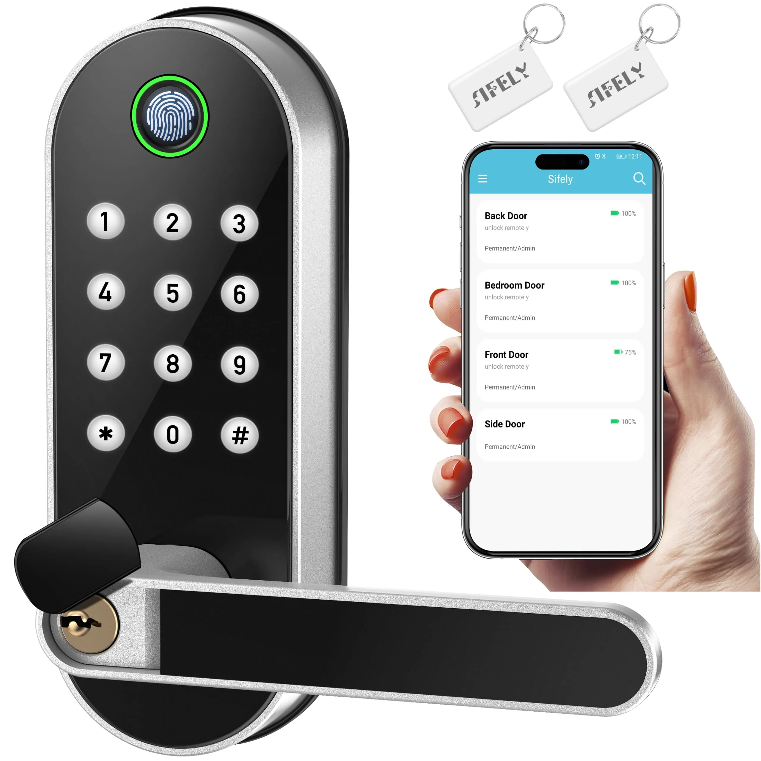 Sifely S Smart Lock Review: Fingerprint, App and Value image 1