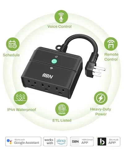 HBN Outdoor Smart Plug Review: 3-Outlet Outdoor Control image 3