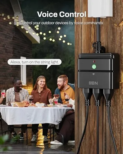 HBN Outdoor Smart Plug Review: 3-Outlet Outdoor Control image 6