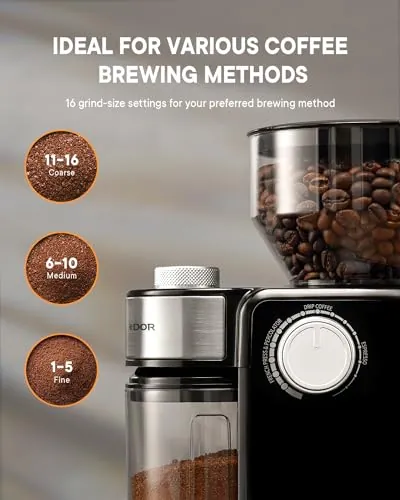 SHARDOR Electric Burr Coffee Grinder 2.0 Review image 4
