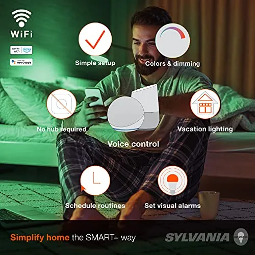 SYLVANIA Wifi LED Smart Light Bulb Review image 4