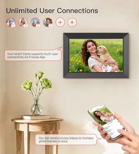 BIGASUO Digital Picture Frame Review: Frameo WiFi Frame image 5