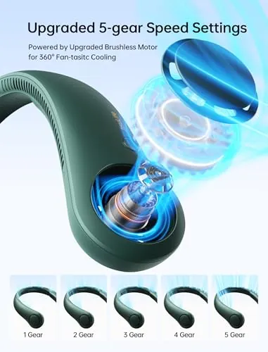 JISULIFE Neck Fan Life3 Review: Portable Cooling image 5