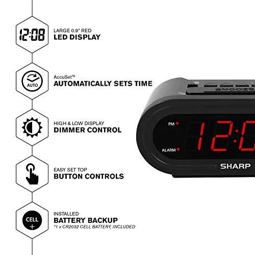 Sharp AccuSet Alarm Clock Review: Ease, Display and Value image 3