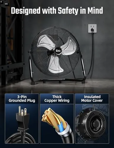 Simple Deluxe 18 Inch Floor Fan Review: Airflow and Value image 6