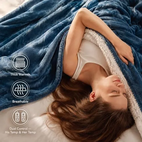 Degrees of Comfort Heated Blanket Queen Size Review image 6