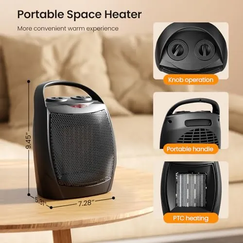 Kismile Small Space Heater Review: Heat, Safety and Value image 5