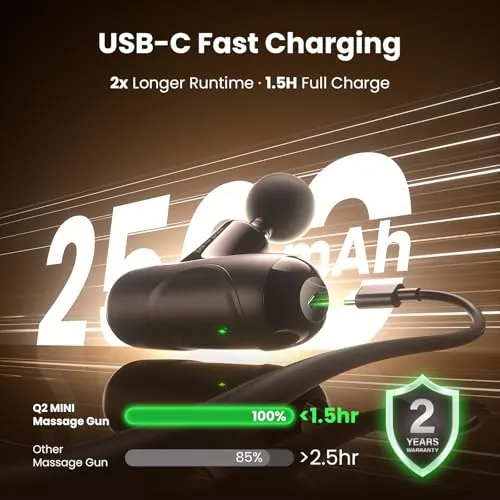BOB AND BRAD Q2 Mini Massage Gun Review image 6