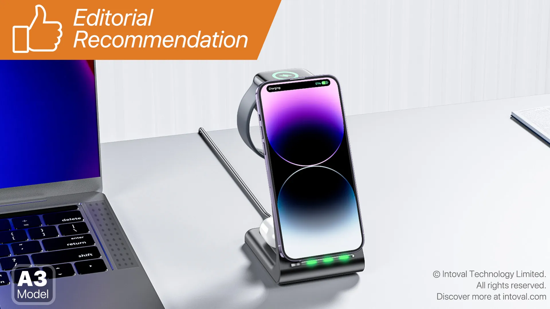 Intoval 3 in 1 Wireless Charging Station Review image 7