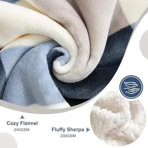 PU MEI Sherpa Fleece Throw Blanket Review image 5